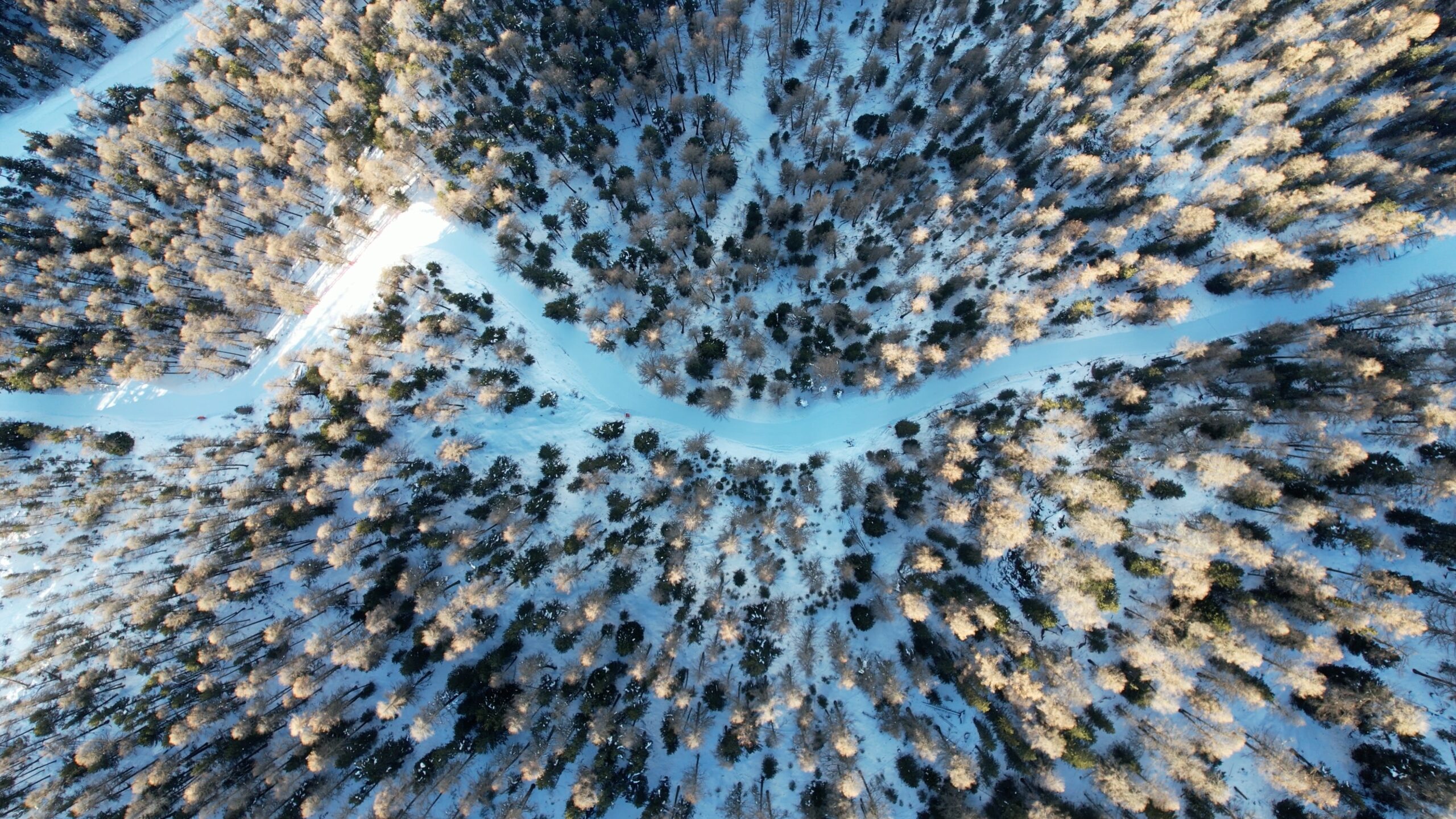 drone picture ski